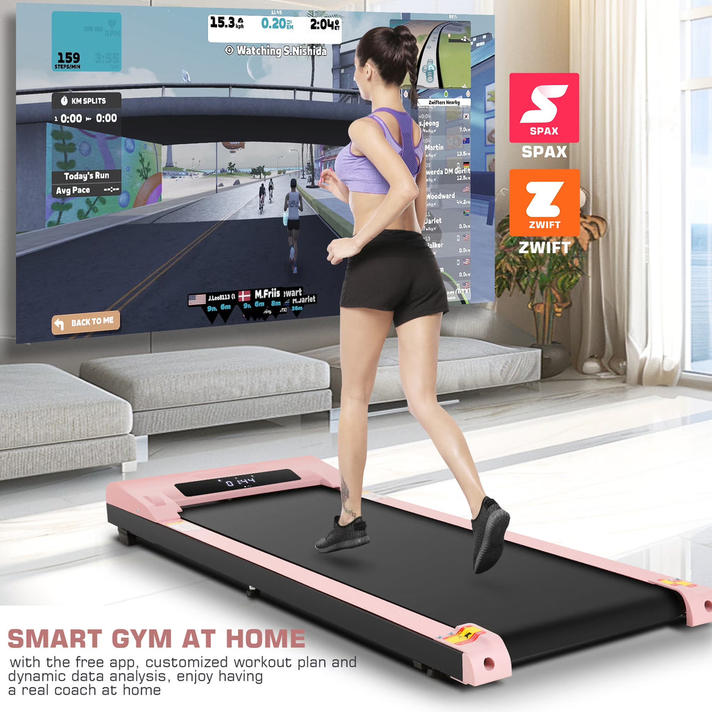 Elevate Your Fitness with the Walking Pad 2.5HP Portable Under Desk Treadmill - Silent Operation, 300Lbs Capacity, and App-Controlled Convenience