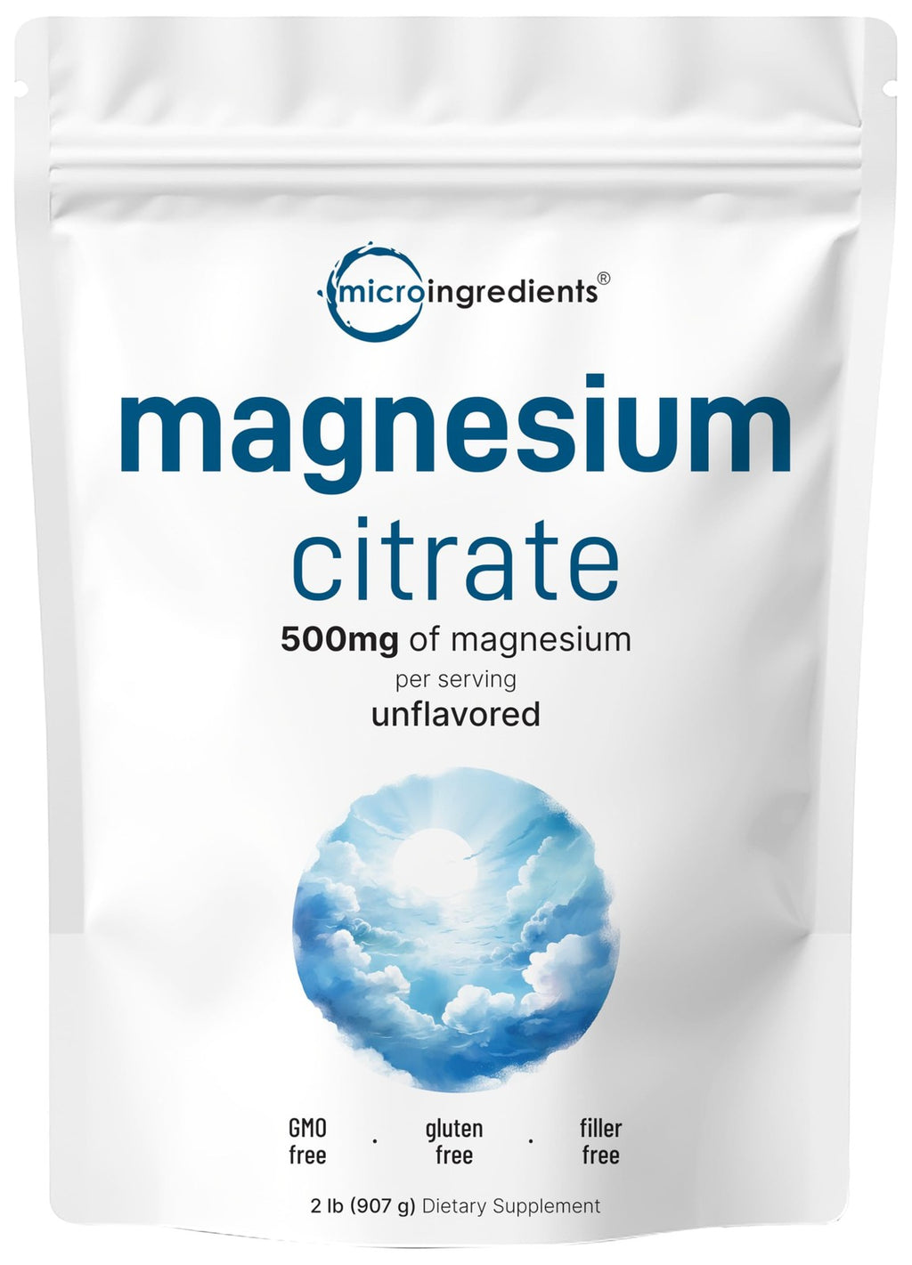 Pure Magnesium Citrate Powder (Citrato De Magnesio En Polvo), 2 Pounds