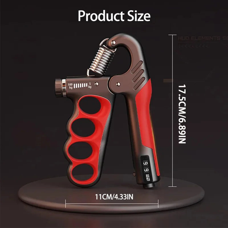Adjustable Grip Strengthener - 5-60/100/150Kg for Enhanced Hand Strength & Muscle Recovery