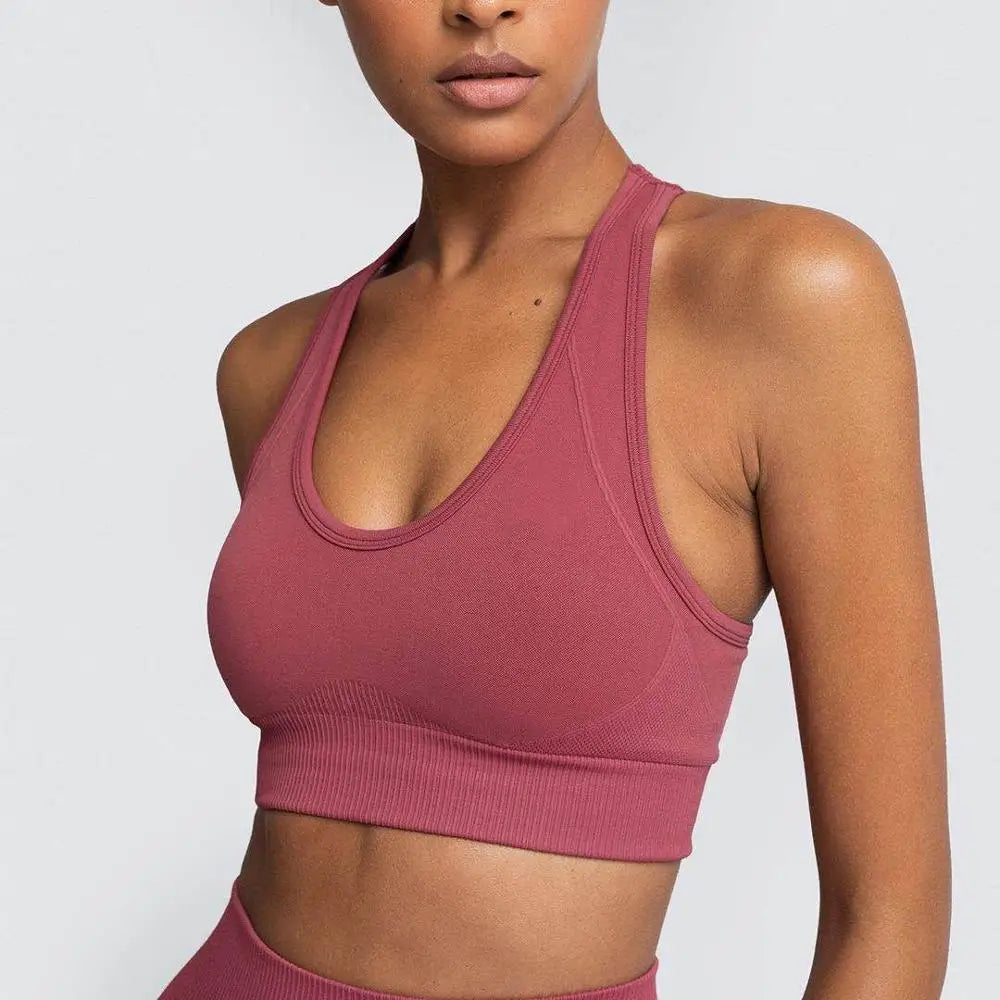 Elevate Your Workout with Our 2-Piece Seamless Hyperflex Women's Sportswear Set - Long Sleeve Crop Top & High Waist Leggings