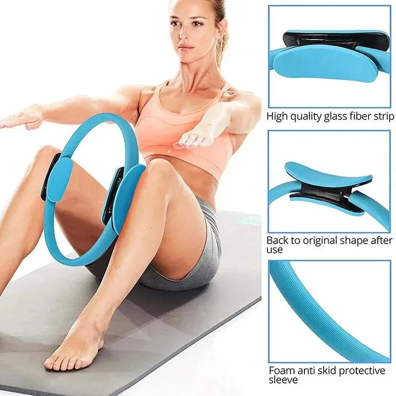 Elevate Your Workout with the Versatile Yoga Fitness Pilates Ring - Perfect for Muscle Training and Flexibility!