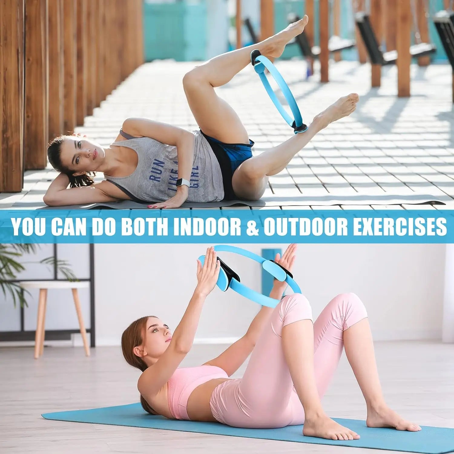 Elevate Your Workout with the Versatile Yoga Fitness Pilates Ring - Perfect for Muscle Training and Flexibility!