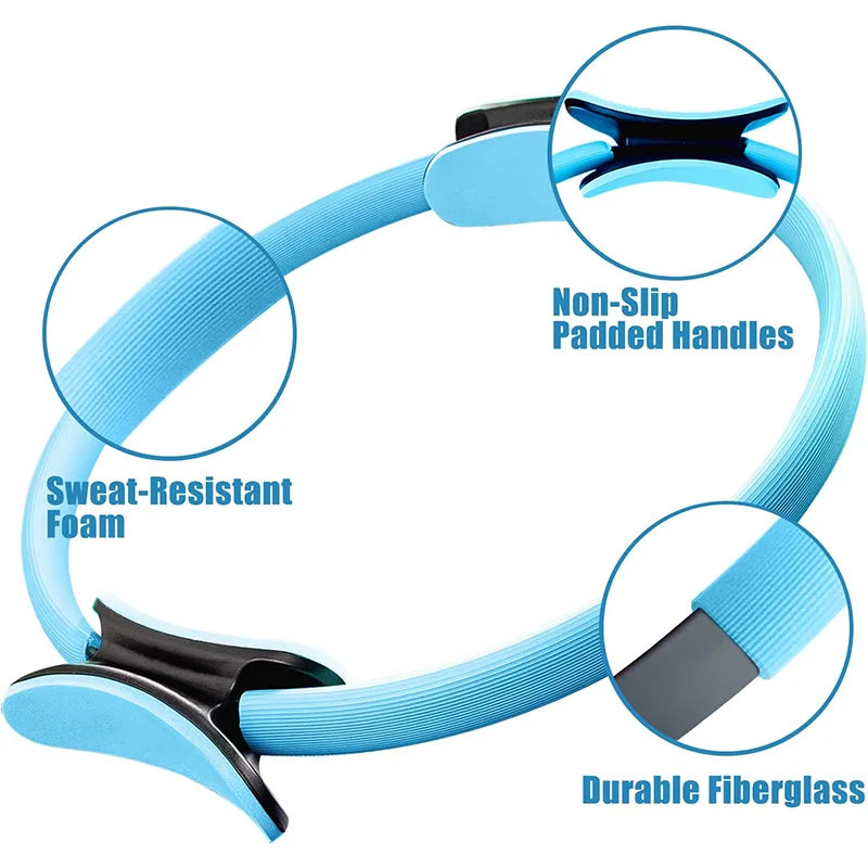 Elevate Your Workout with the Versatile Yoga Fitness Pilates Ring - Perfect for Muscle Training and Flexibility!