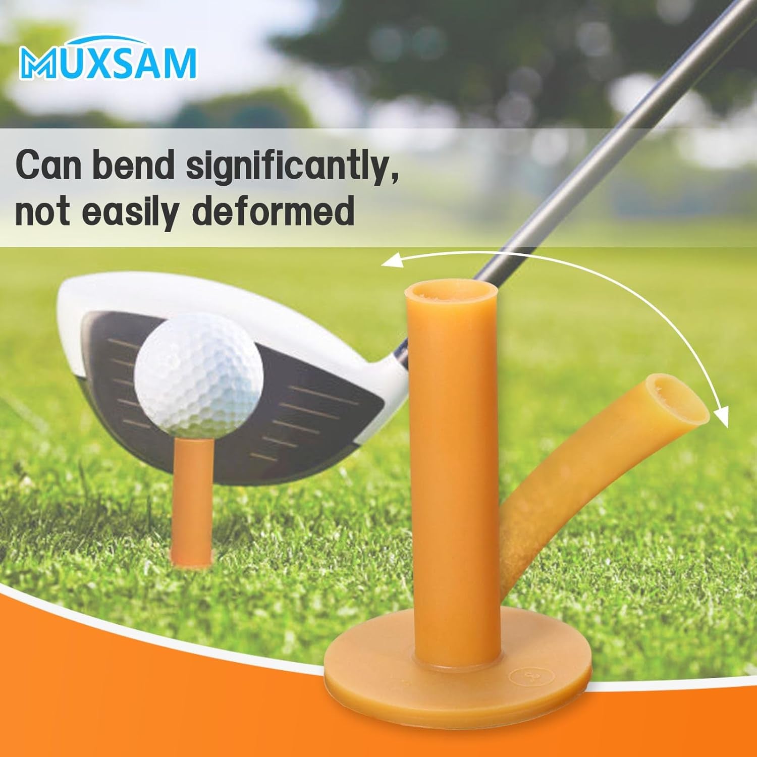Rubber Golf Tees Holder Set, Driving Range Mats Rubber Ball Seat for Golf Hitting Practice Mat Indoor Outdoor Training, Different Size
