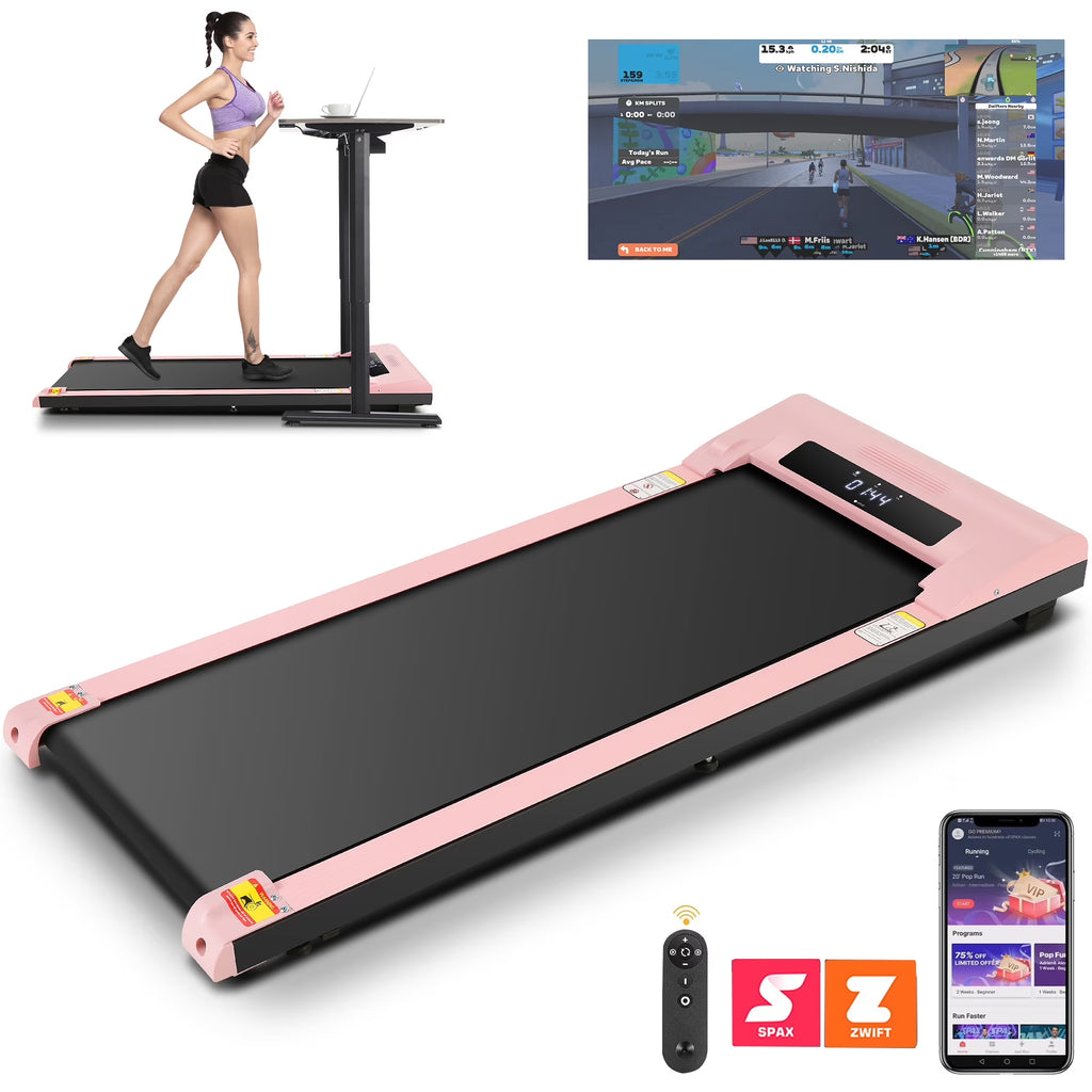 Elevate Your Fitness with the Walking Pad 2.5HP Portable Under Desk Treadmill - Silent Operation, 300Lbs Capacity, and App-Controlled Convenience