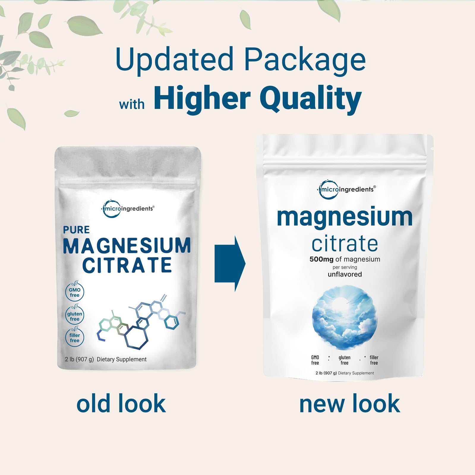 Pure Magnesium Citrate Powder (Citrato De Magnesio En Polvo), 2 Pounds