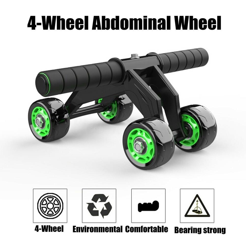 Transform Your Core with the Ultimate 4 Wheel Ab Roller - The Perfect Home Gym Companion!