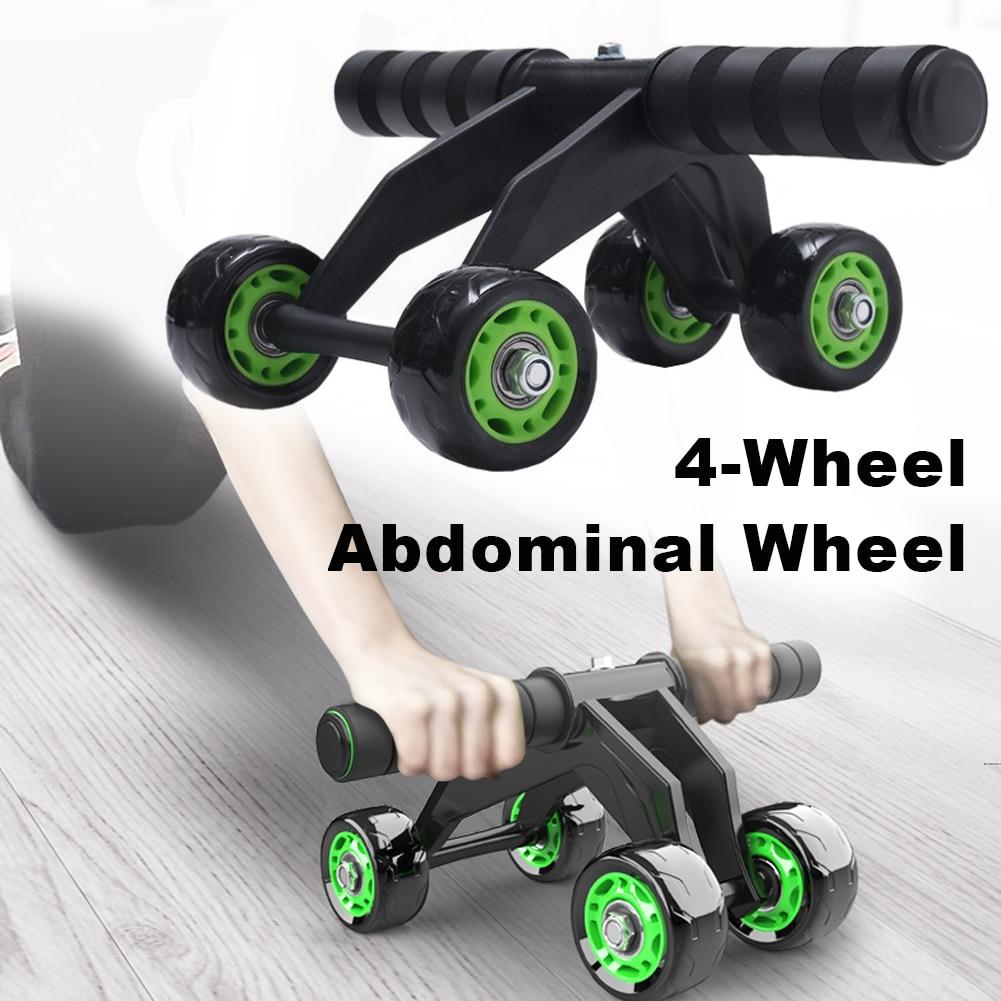 Transform Your Core with the Ultimate 4 Wheel Ab Roller - The Perfect Home Gym Companion!