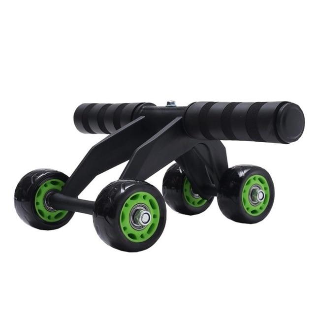 Transform Your Core with the Ultimate 4 Wheel Ab Roller - The Perfect Home Gym Companion!